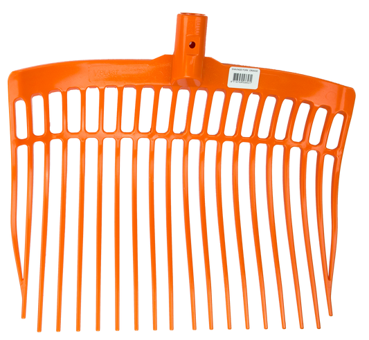 Dunggabel kunststoff orange ohne Stiel