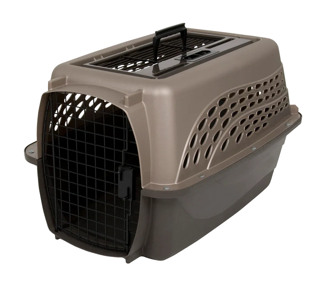 Petmate 2 Door Top Load Kennel S Brown - PremiumHobby