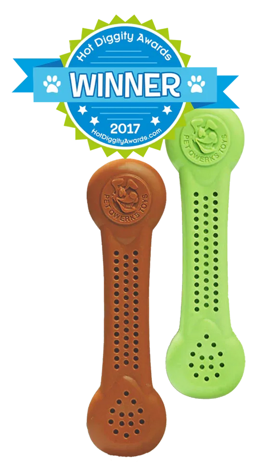 Pet Qwerks Flavorit Nylon Erdnuss Butter Bone S 10 cm 2 pcs.