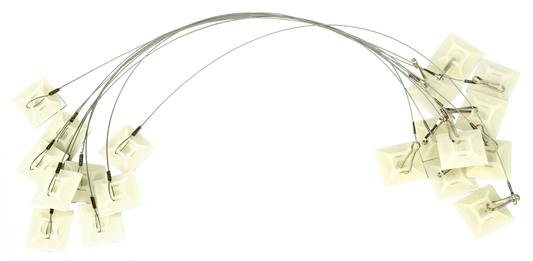 Klebe-Anker, doppelseitig für Köderbox, 25cm + Haken