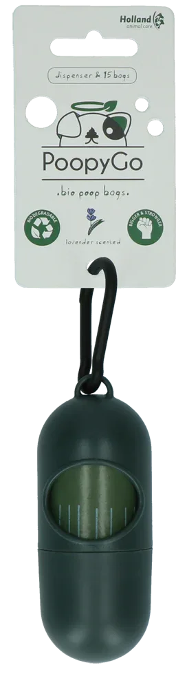 PoopyGo Spender inkl. 15 Beutel Lavendelduft