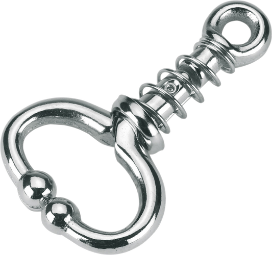 Bullen- und Kuhführring mit Feder