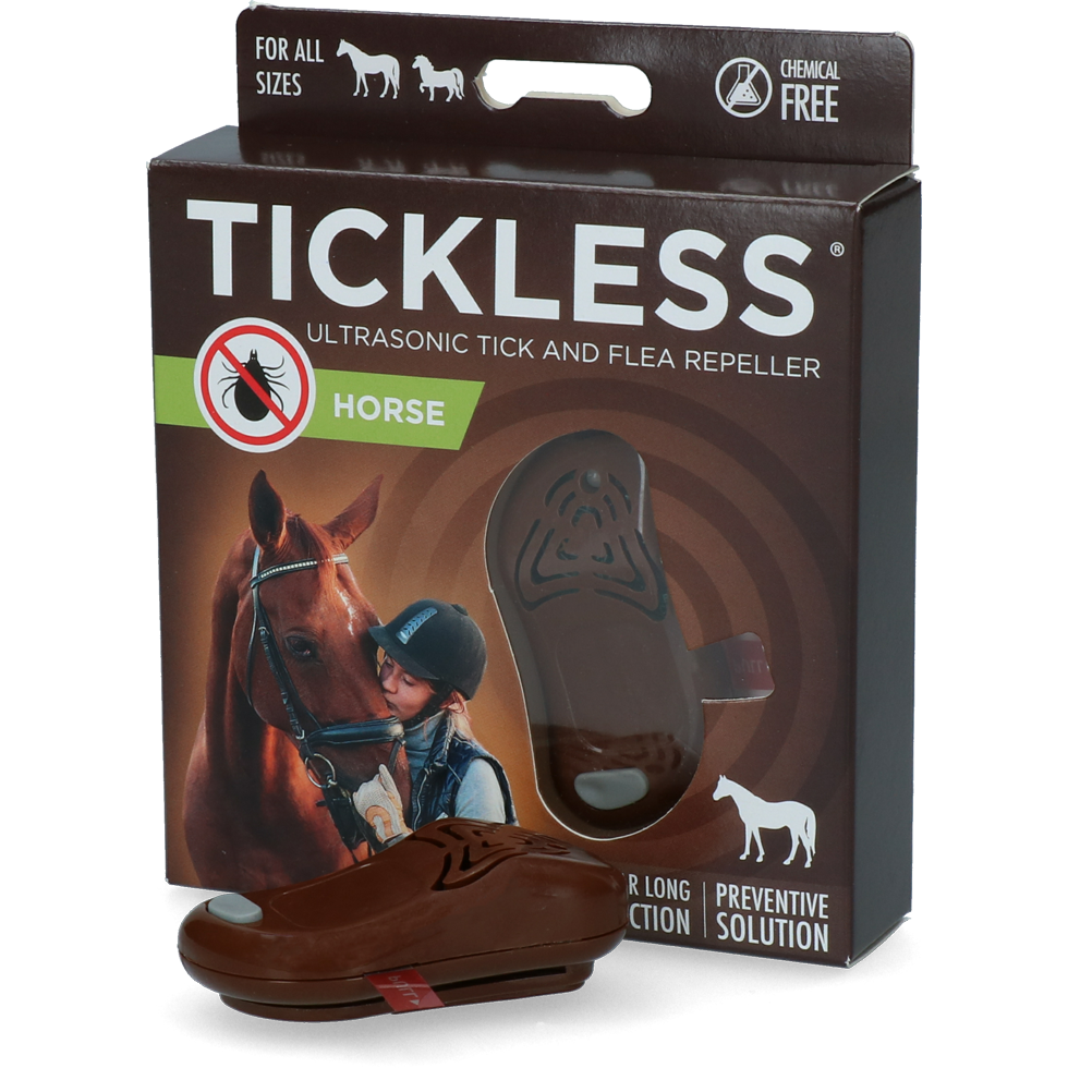 Tickless Horse Braun bis 12 Monate schutz