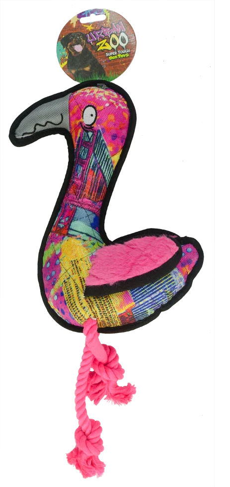 Urban Zoo Super Tough Rope Flamingo Jumbo