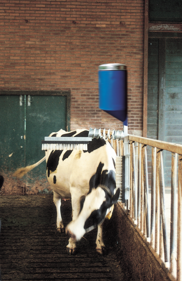 Viehbürste kompl.+ Hautpflege