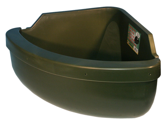 Futtertrog Eckmodel mit Anti-Kleckerrand 31 L EG