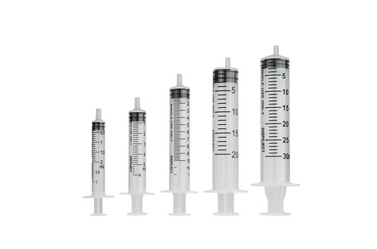 Einmalspritze 3-teilig Luer hub 2-3 ml