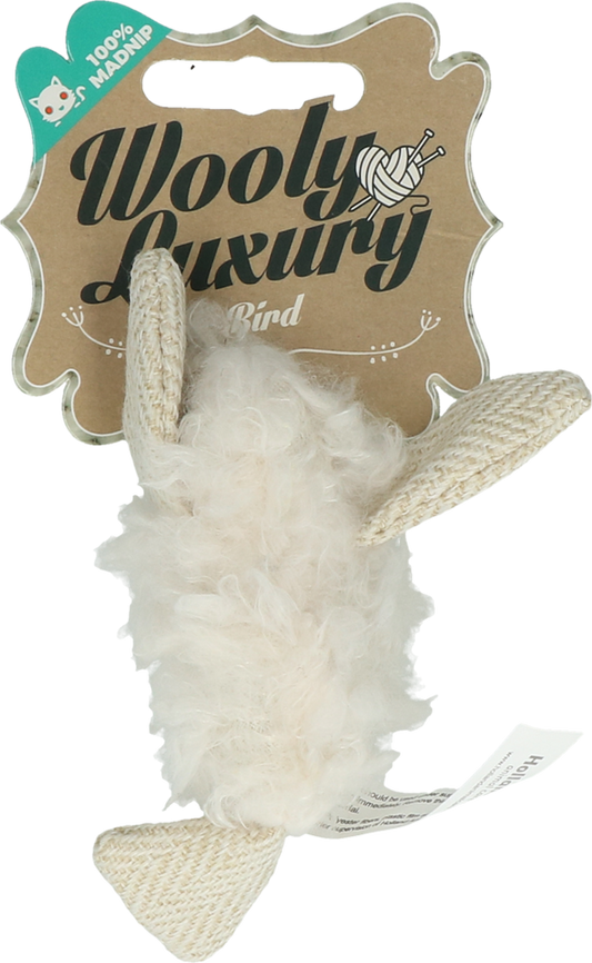 Wooly Luxury Vogel Weiß