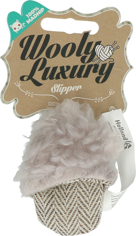 Wooly Luxury Slipper Grau