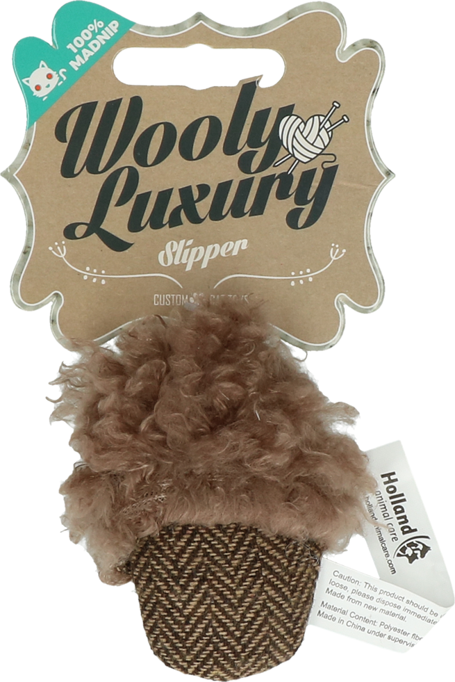 Wooly Luxury Slipper Braun