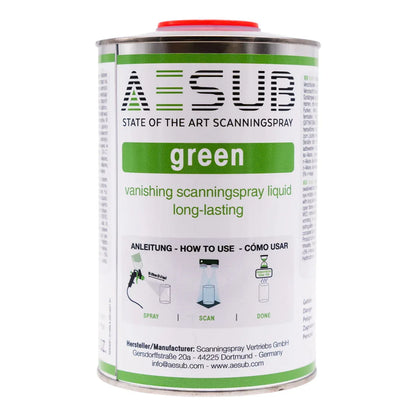 AESUB Green - Spray Gun Solution Scanning Spray - 1000 ml - PremiumHobby