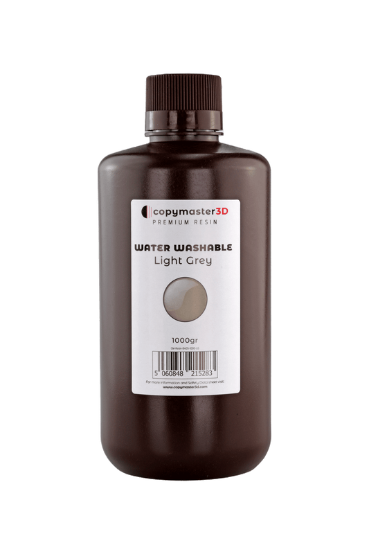 Copymaster3D Water Washable UV Resin - 1000 ml - Light Grey