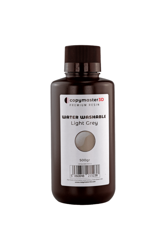 Copymaster3D Water Washable UV Resin - 500 ml - Light Grey