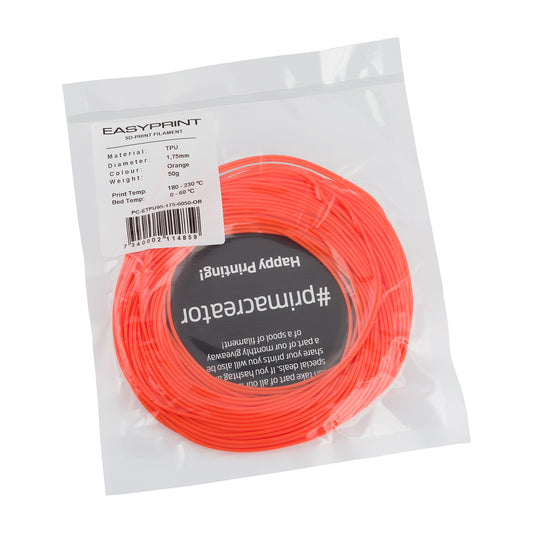 PrimaCreator™ EasyPrint FLEX 95A - 1.75mm - 50 g - Orange