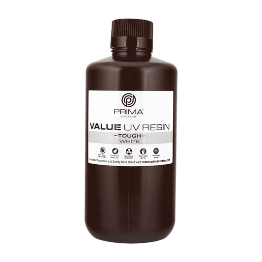 PrimaCreator Value Tough UV Resin (ABS Like) - 1000 ml - White