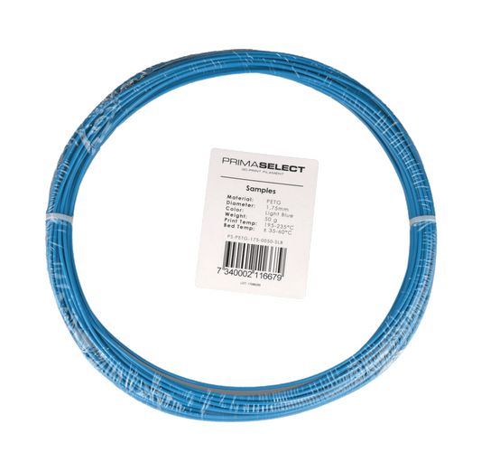 PrimaSelect PETG - 1.75mm - 50 g - Solid Light Blue