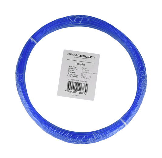 PrimaSelect PETG - 1.75mm - 50 g - Transparent Blue