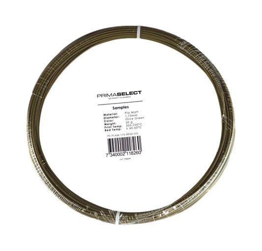 PrimaSelect PLA Matt - 1.75mm - 50 g - Olive Green