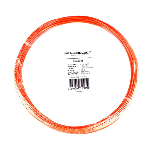 PrimaSelect PLA Satin - 1.75mm - 50 g - Orange