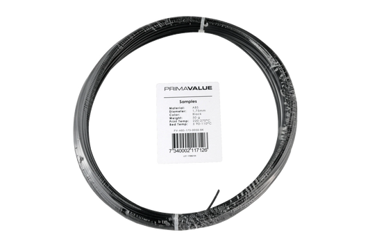 PrimaValue ABS - 1.75mm - 50 g spool - Black