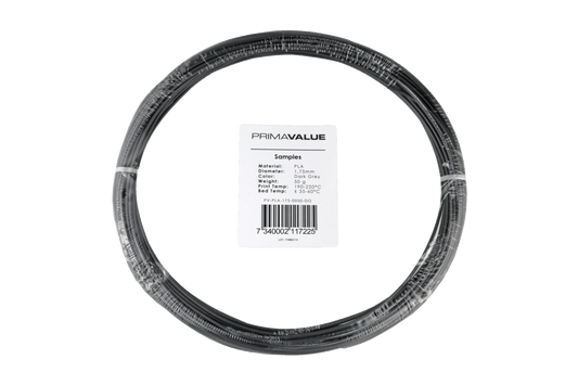 PrimaValue PLA - 1.75mm - 50 g spool - Dark grey