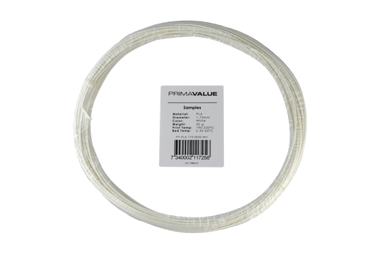 PrimaValue PLA - 1.75mm - 50 g spool - White