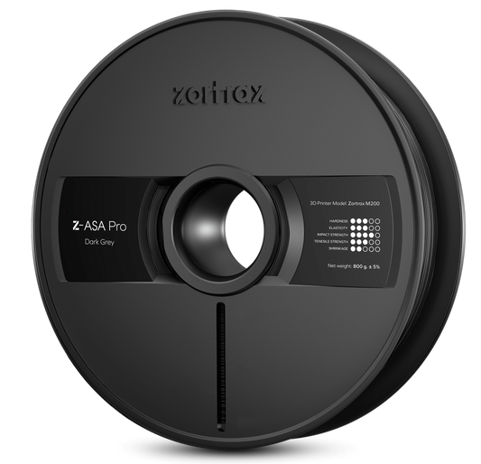 Zortrax Z-ASA Pro filament - 1,75mm - 800g - Graphite