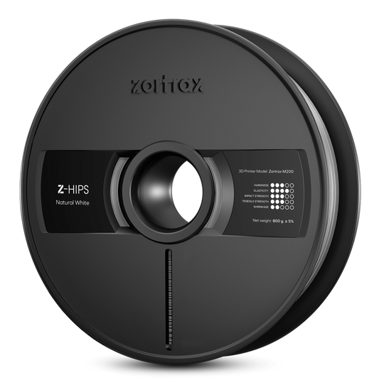 Zortrax Z-HIPS Filament - 1.75mm - 800g - Natural White